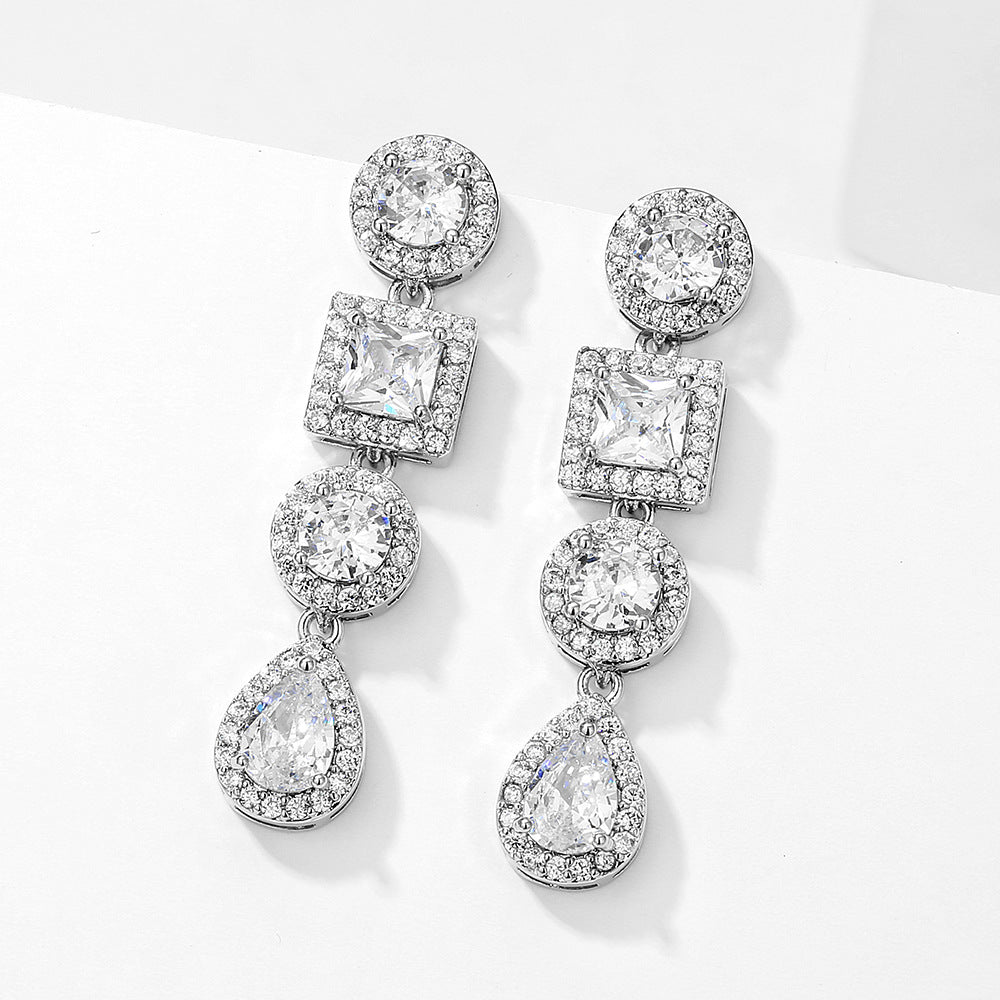 Irregular Gemstone Earrings