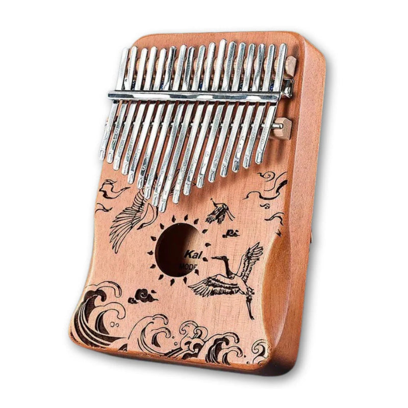17/21 Keys Kalimba Crane Goose Mahogany Thumb Piano with Hand Rest