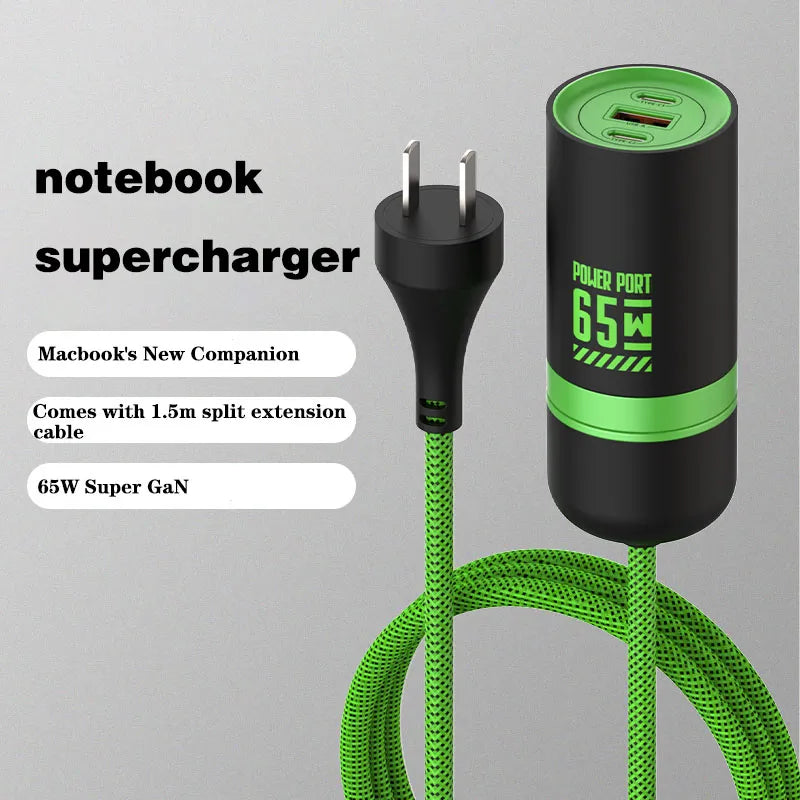 Super fast charge 65W GaN Charger
