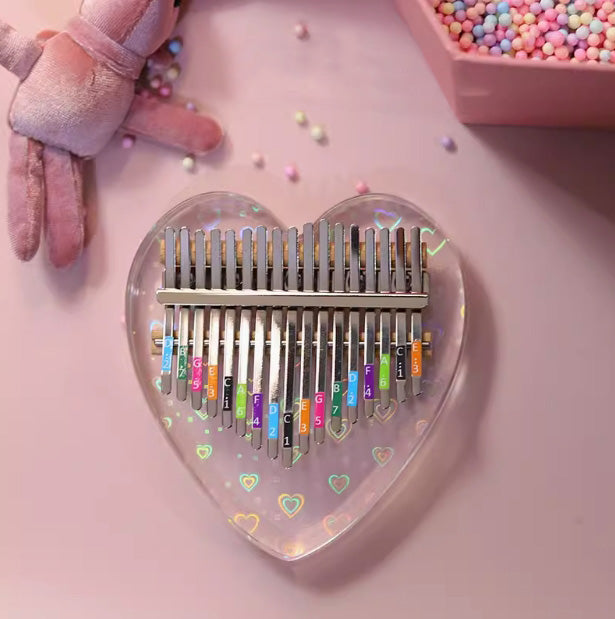 Crystal Acrylic High-Quality 17-Key Kalimba