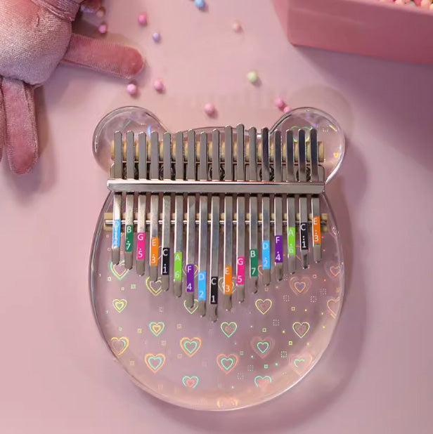 Crystal Acrylic High-Quality 17-Key Kalimba