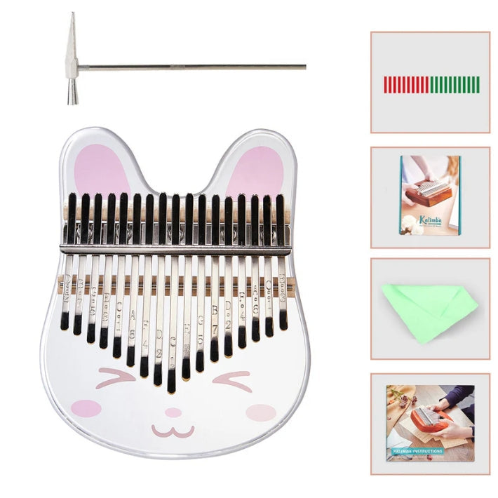 Rabbit Kalimba Acrylic: An Adorable Addition to Your Musical Collection