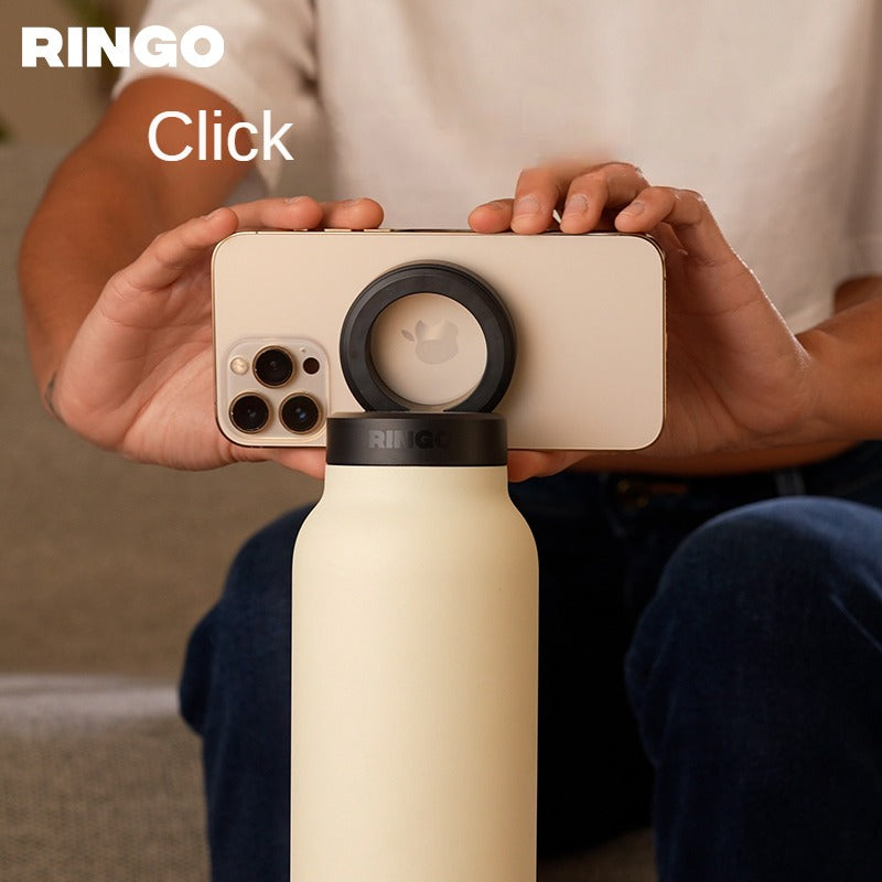 Ringo Thermos Cup Water cup Stainless steel sports kettle Magnetic magsafe mobile phone stand Watch TV photo cup