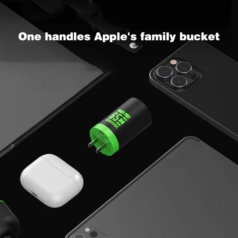 Super fast charge 65W GaN Charger