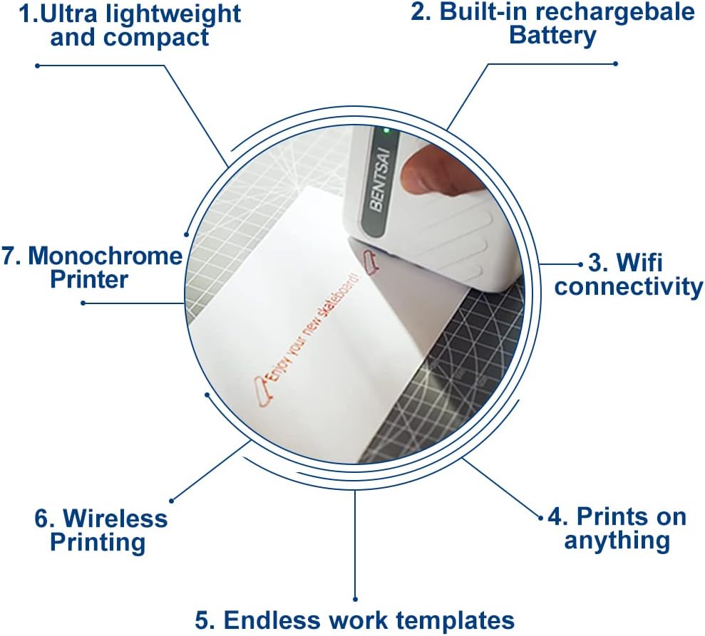 Mini Wifi Handheld Inkjet Printer