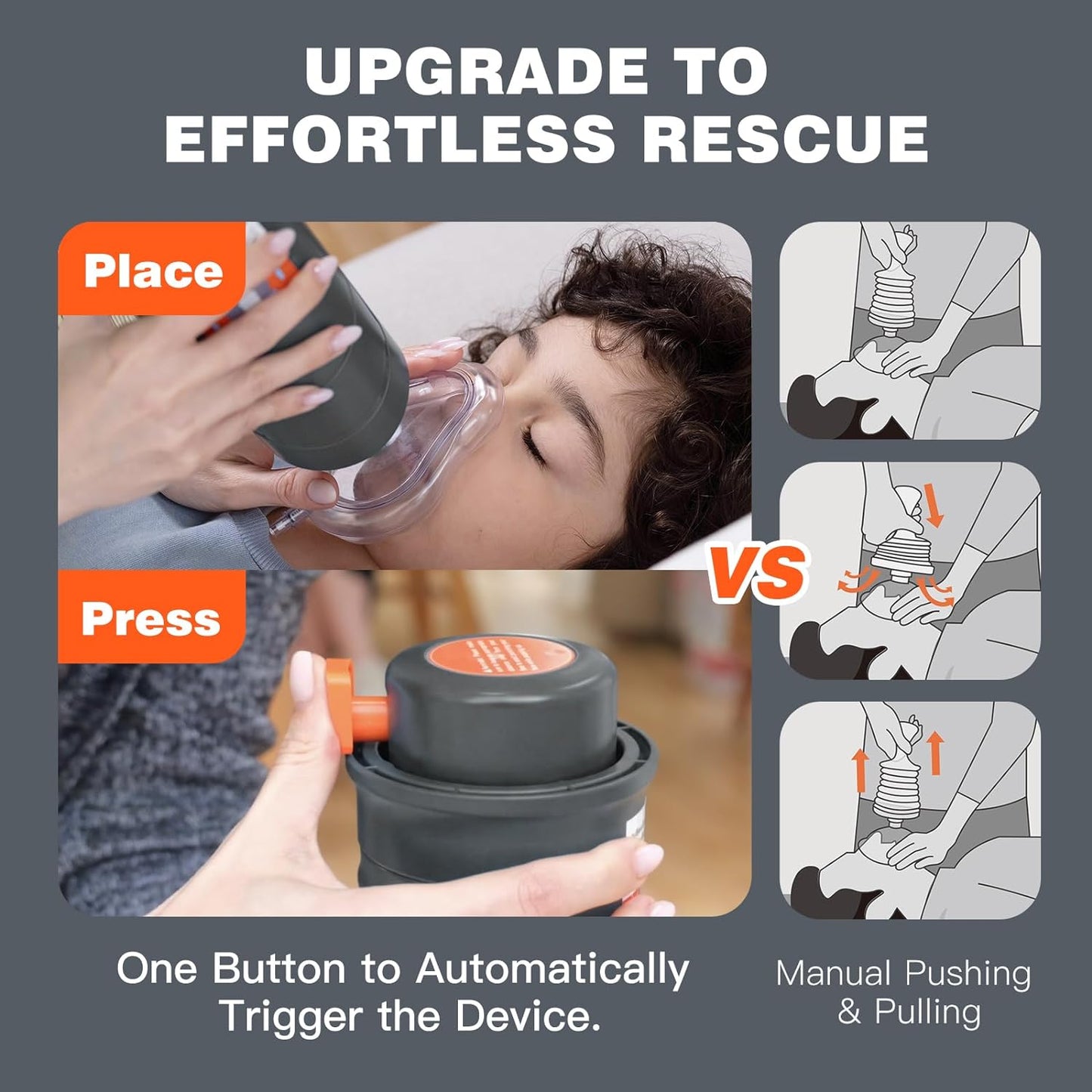 Portable Anti Choking Device Strong Suction Home Emergency Kit