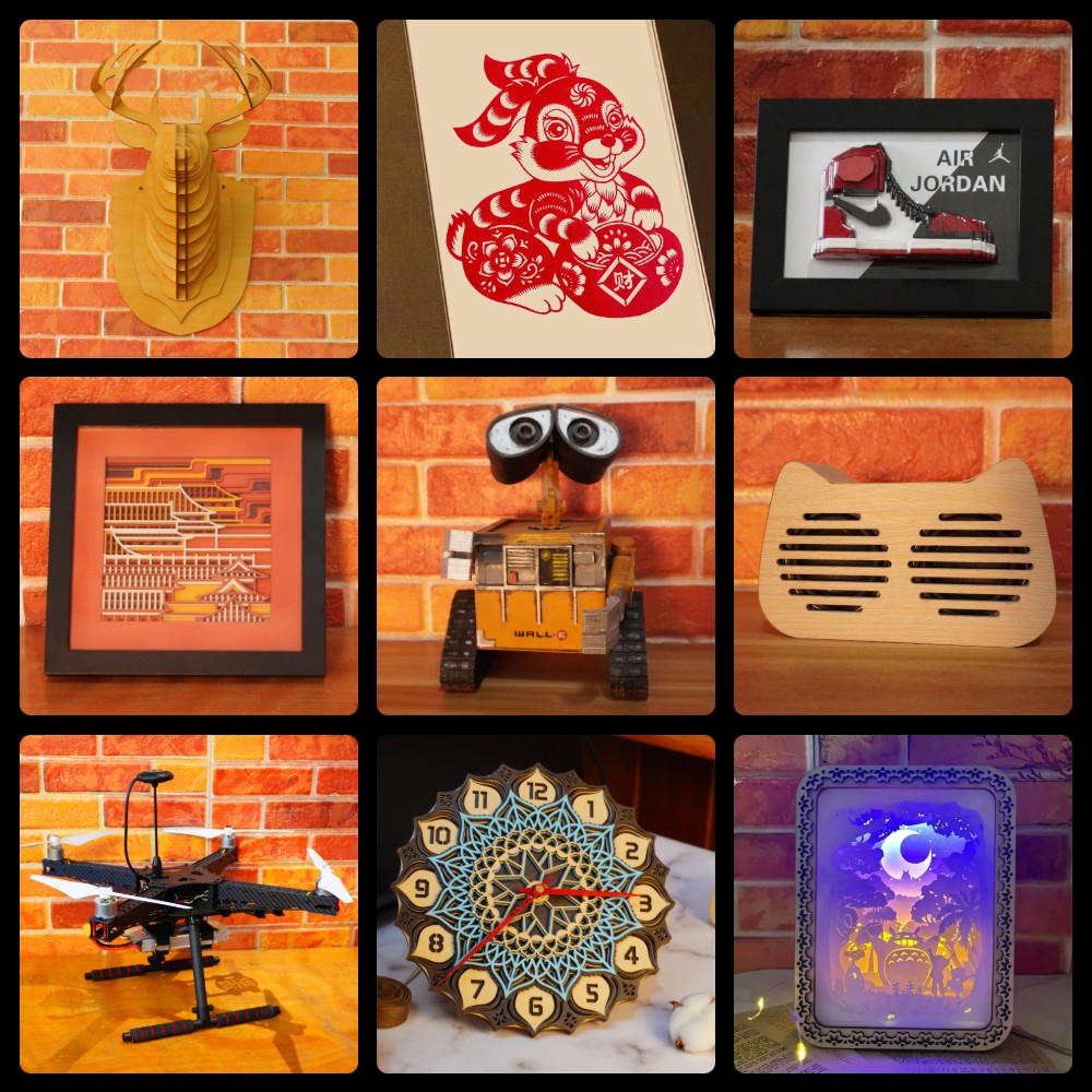 Large-area laser engraving, cutting and painting Davcarve L1 Deluxe Kit