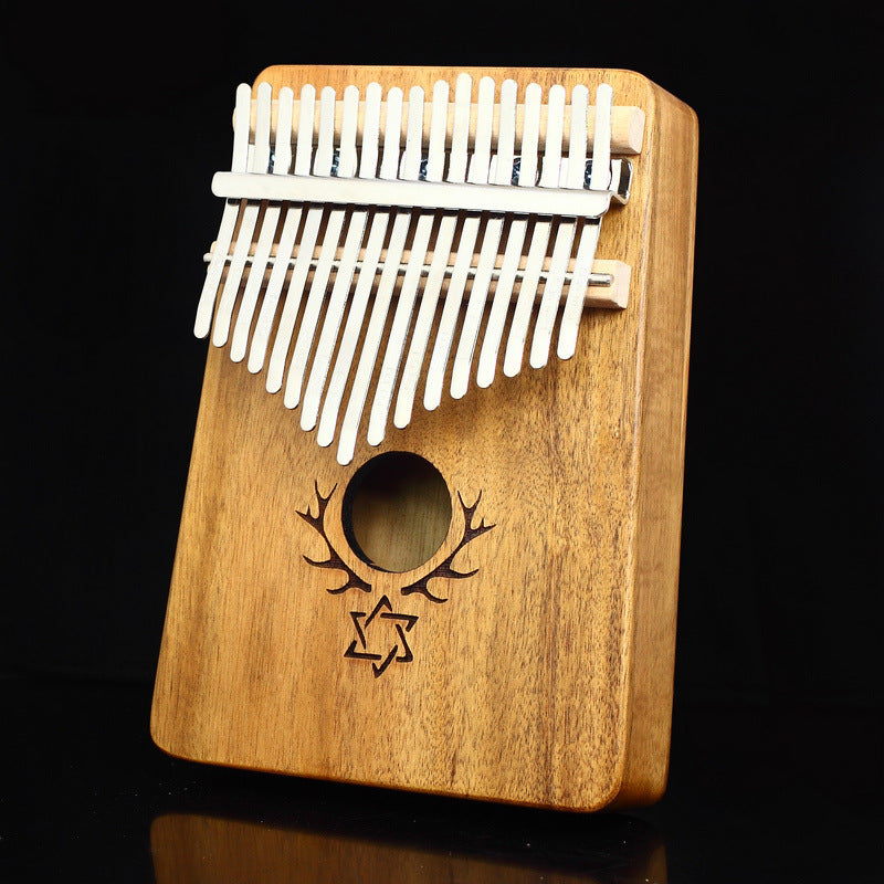 17 Keys Kalimba Thumb Piano - Halloween Bat Koa Wood - Beginner