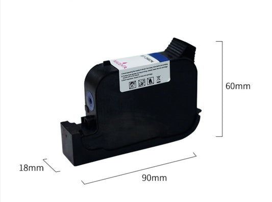 Handheld inkjet printer, special ink cartridges